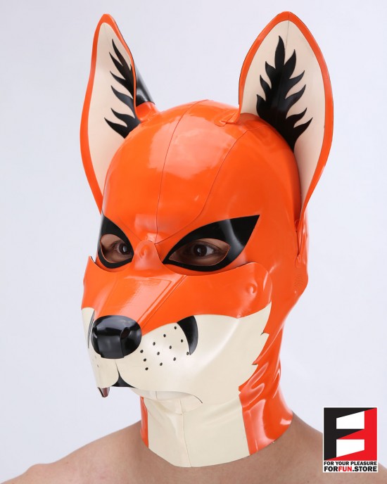 LATEX FOX MASK FOR YOUR PLEASURE : FORFUN